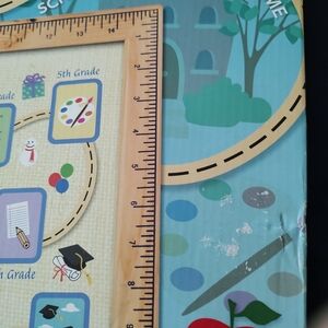 Display children's school pictures with this beautiful Memory Lane School frame